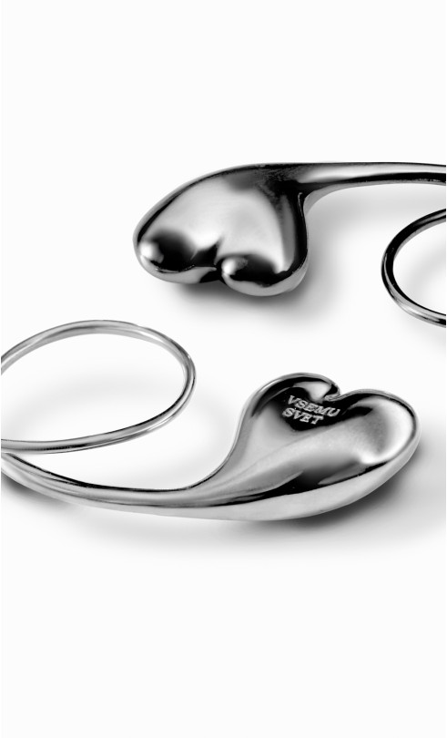 Серьги завитки  WINK